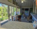 sunroom with bed